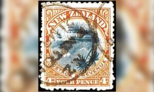 One-of-a-Kind NZ Stamp Could Fetch Tens of Thousands at Auction