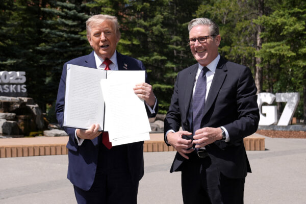 Trump Says US-UK Trade Deal ‘Signed and Done’ at G7 Summit