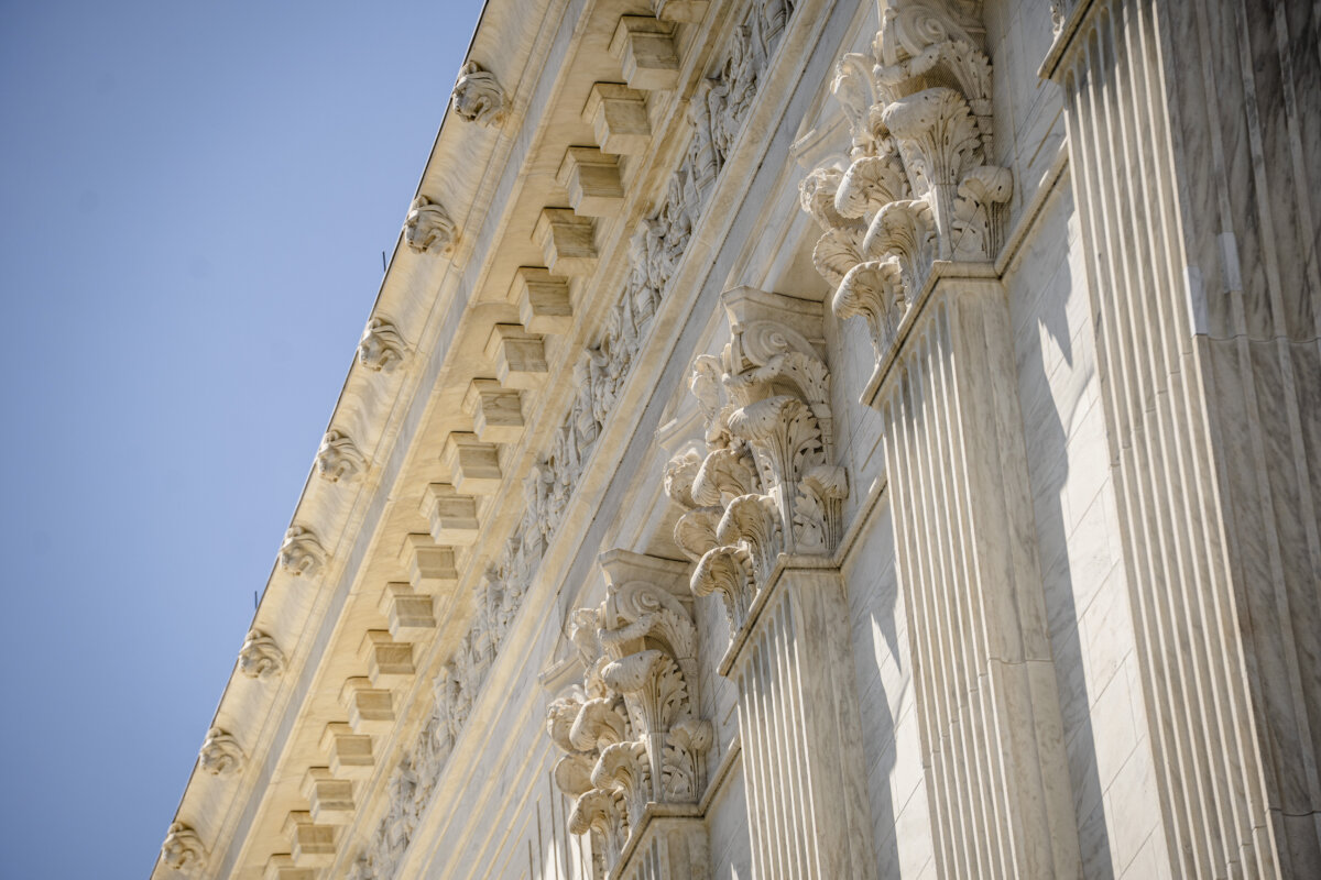 The U.S. Supreme Court in Washington on May 19, 2025. (Madalina Vasiliu/The Epoch Times)
