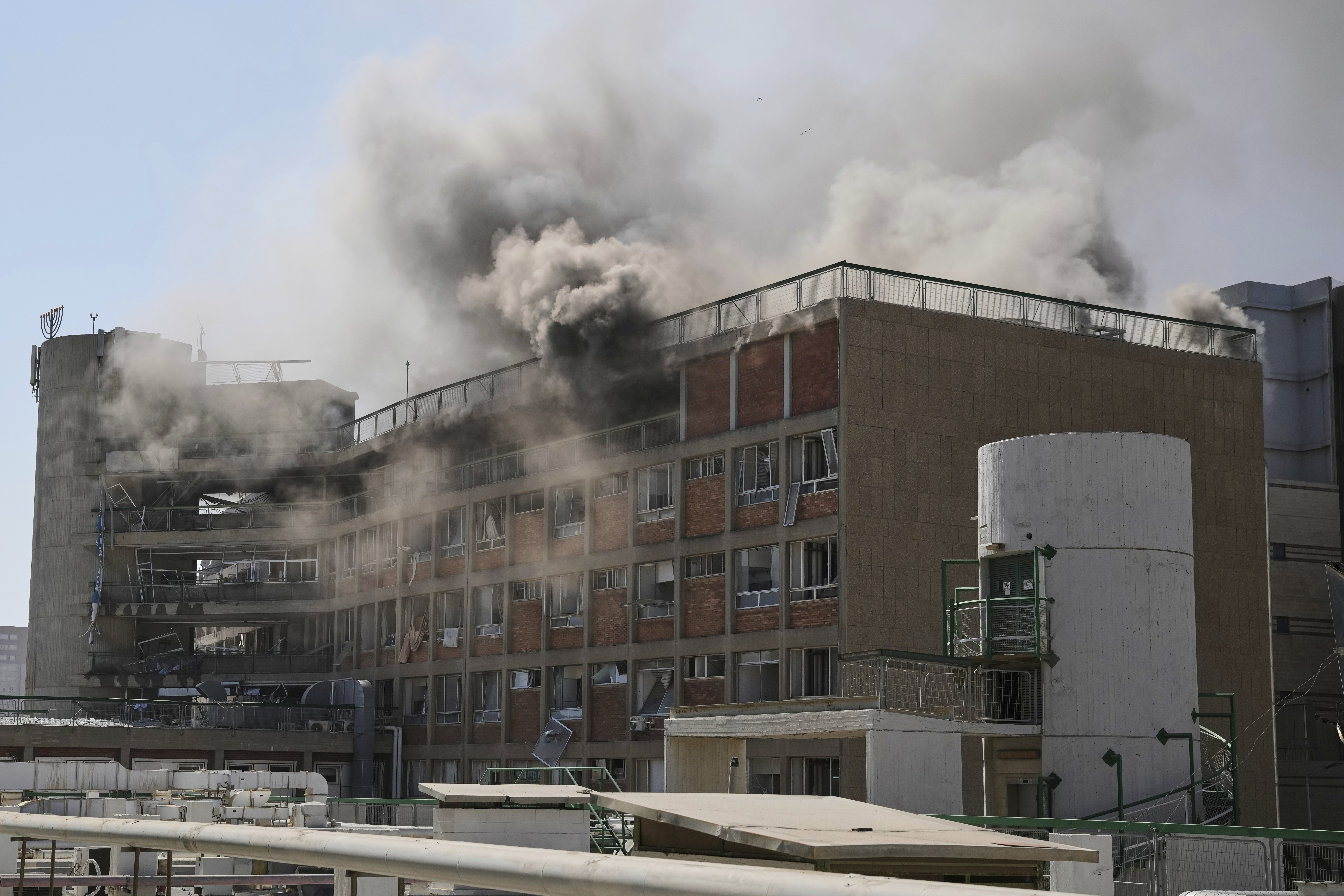 Iranian Missile Strikes Hospital in Southern Israel