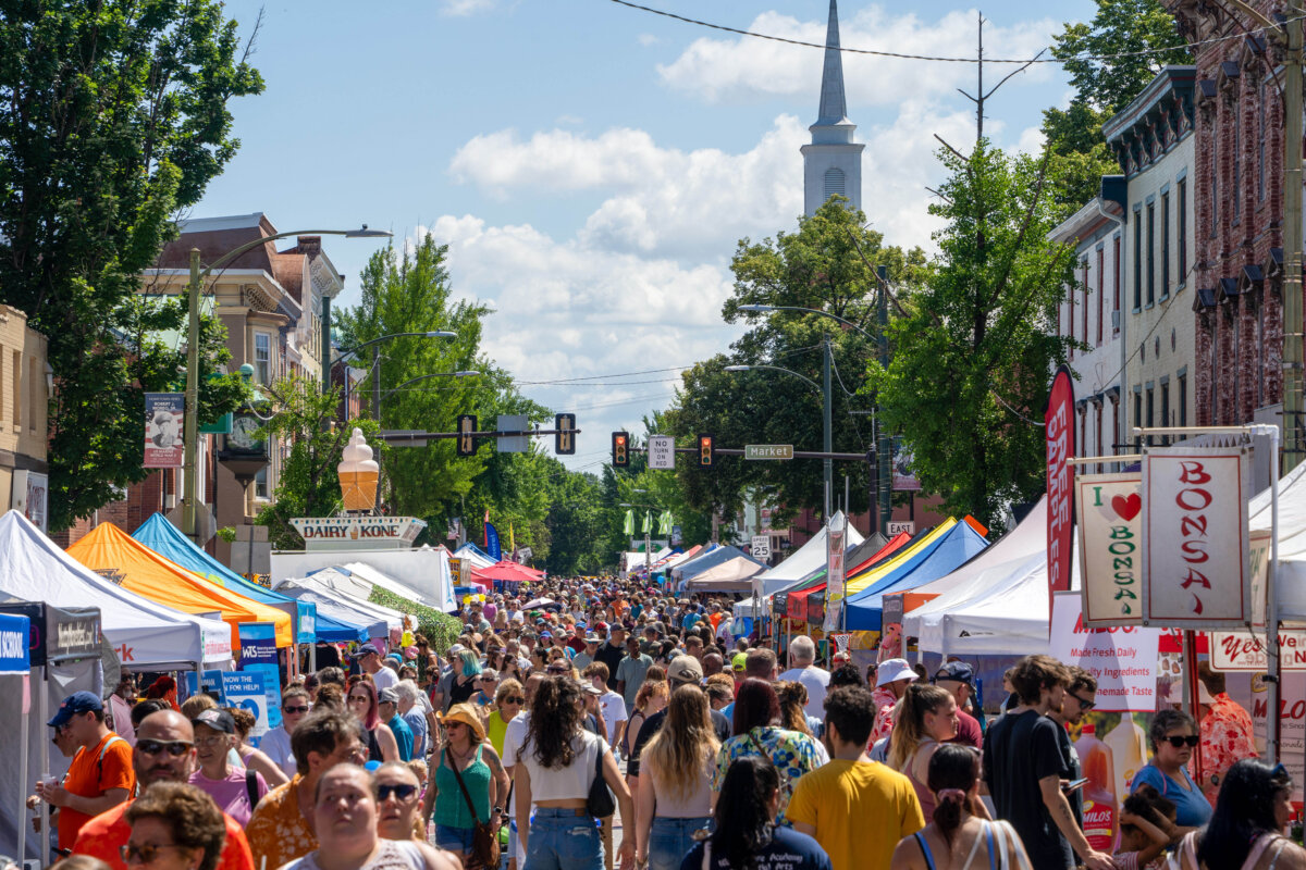 The 95th Jubilee Day, the largest and longest-running one-day street fair on the East Coast, in Mechanicsburg, Pa., on June 19, 2025. (Steve Wen/The Epoch Times)