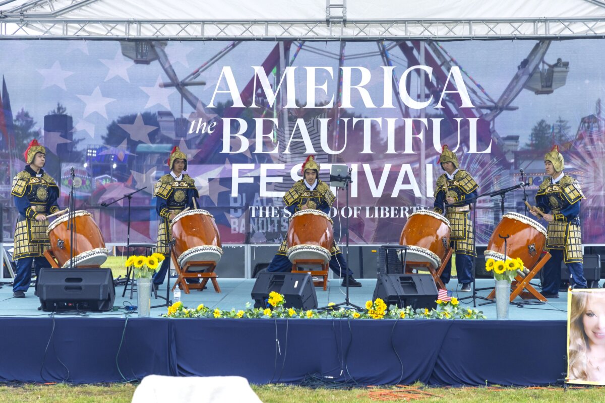 America the Beautiful Festival in Port Jervis, N.Y., on June 15, 2025.(Mark Zou/The Epoch Times)