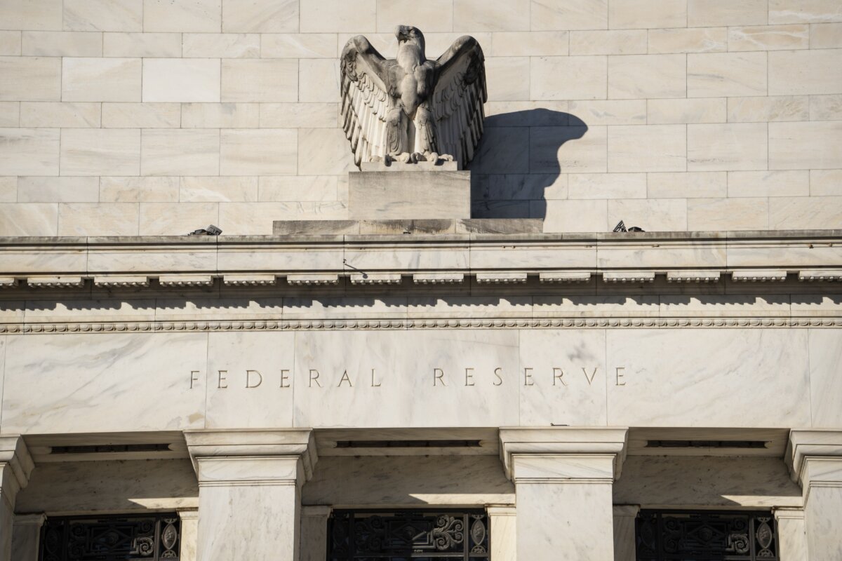 The Federal Reserve Bank in Washington on Jan. 14, 2025. (Madalina Vasiliu/The Epoch Times)
