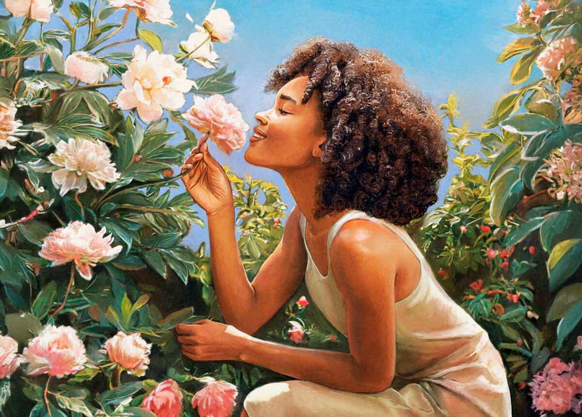 Reconnecting physically with nature is a simple yet grounding technique that can bring calm. (Biba Kayewich)