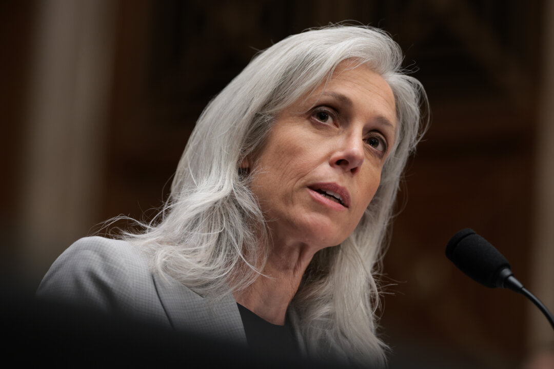Susan Monarez, nominee for director of the Centers for Disease Control and Prevention, testifies in Washington on June 25, 2025. (Kayla Bartkowski/Getty Images)