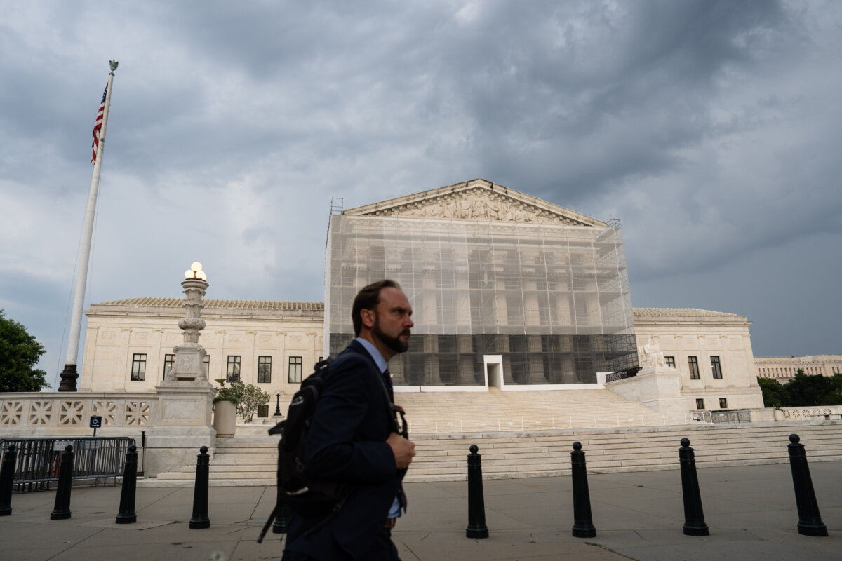The U.S. Supreme Court in Washington on June 25, 2025. (Madalina Kilroy/The Epoch Times)