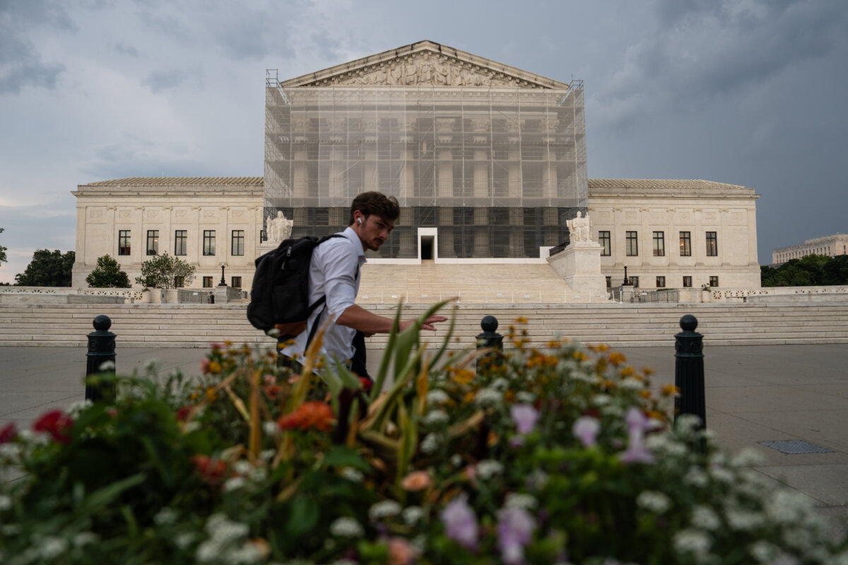 The U.S. Supreme Court in Washington on June 25, 2025. (Madalina Kilroy/The Epoch Times)