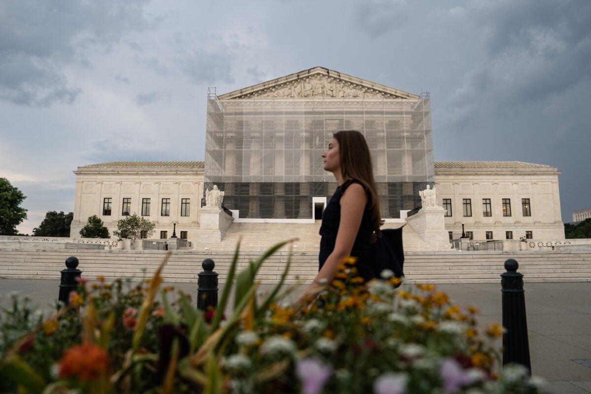The U.S. Supreme Court in Washington on June 25, 2025. (Madalina Kilroy/The Epoch Times)