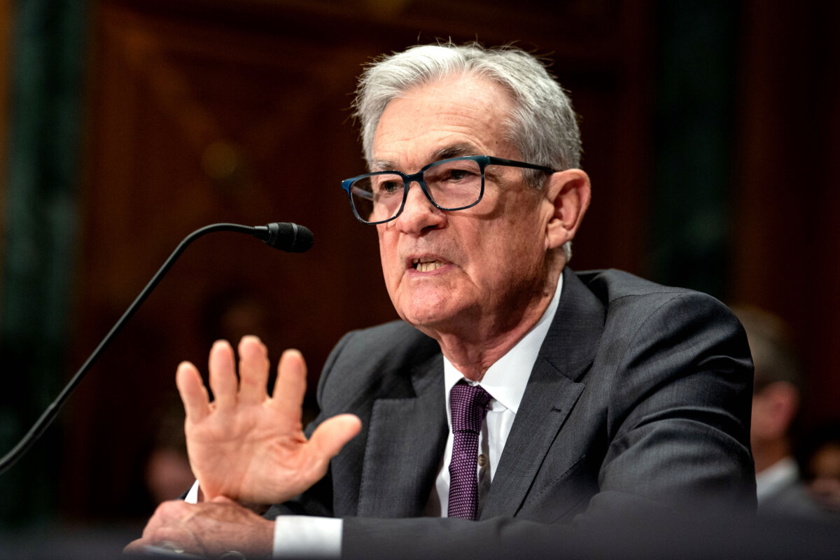 Federal Reserve Chair Jerome Powell testifies on Capitol Hill in Washington on June 25, 2025. (Kent Nishimura/Getty Images)