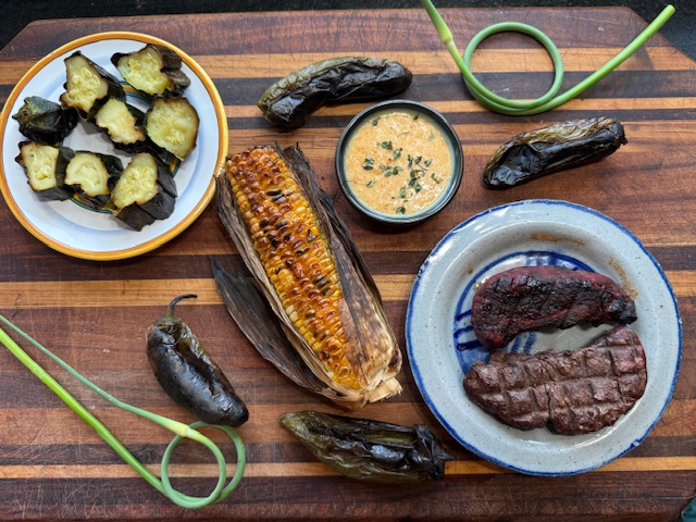 Grilling adds a smoky flavor to everything, from proteins to veggies. (Ari LeVaux)