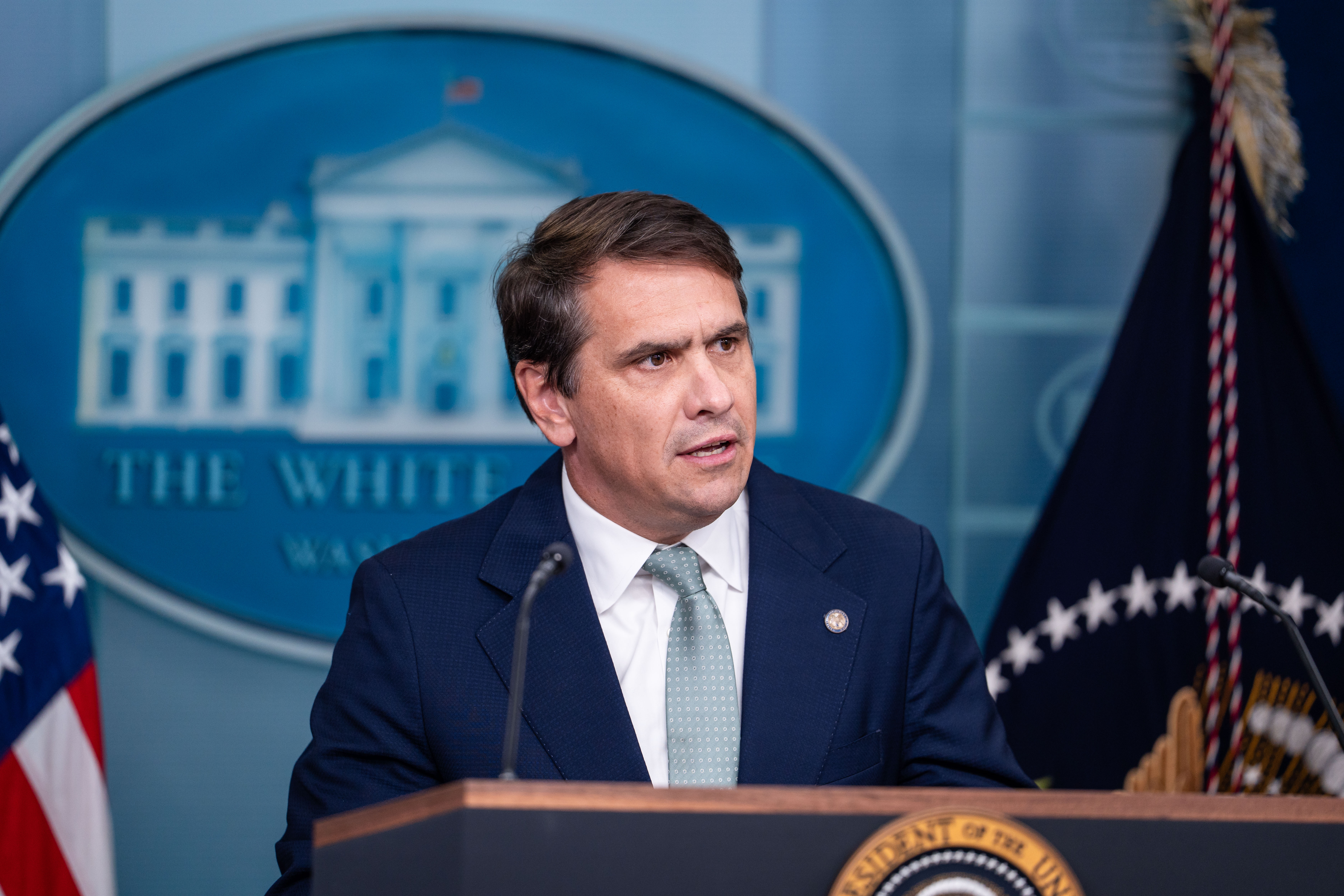 Acting Attorney General Blanche and FBI Director Patel Hold Press Conference