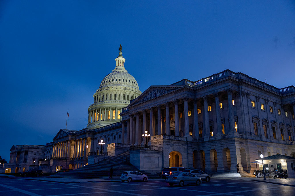 The U.S. Capitol in Washington on June 29, 2025. Senate Republicans worked overnight and read a new version of the "One, Big, Beautiful Bill," as they approach U.S. President Donald Trump's July 4 deadline. (Photo by Tasos Katopodis/Getty Images)