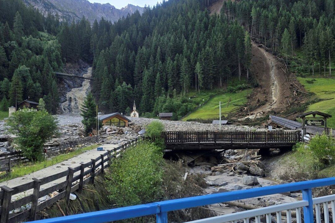 Dozens Evacuated From Austrian Village After Mudslide Covers Parts of Alpine Valley