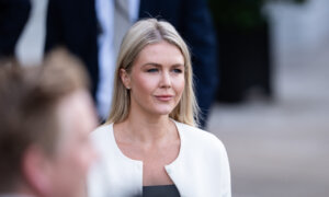 White House Press Secretary Karoline Leavitt Talks to the Press
