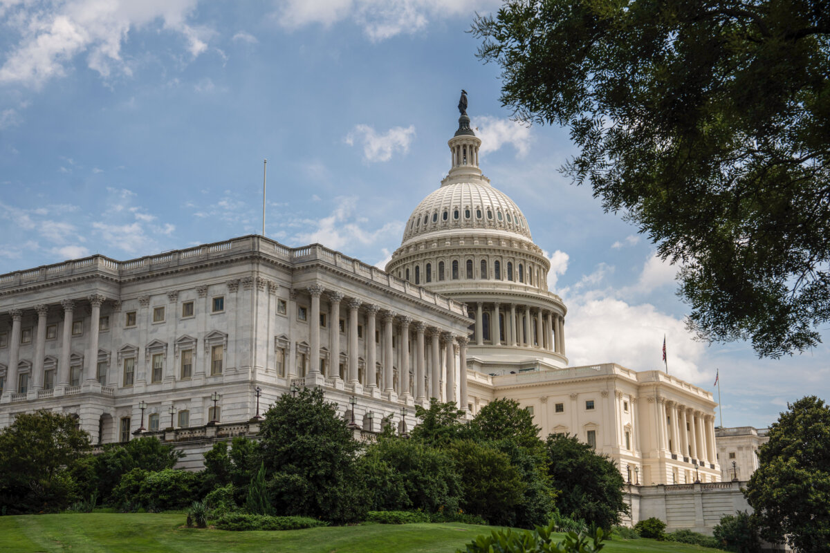 The U.S. Capitol building in Washington on July 2, 2025. (Madalina Kilroy/The Epoch Times)