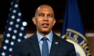 Democratic Leader Jeffries Speaks at Press Conference