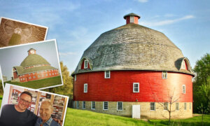 Indiana Man Photographs Rare Round Barns From Late 1800s—and They’re Spectacular