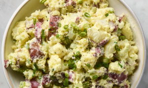 Everyone Demands the Recipe for My Southern Smashed Potato Salad