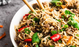 Mongolian Noodles