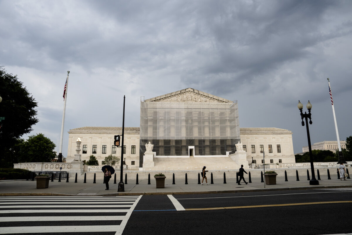 The Supreme Court in Washington on June 25, 2025. (Madalina Kilroy/The Epoch Times)