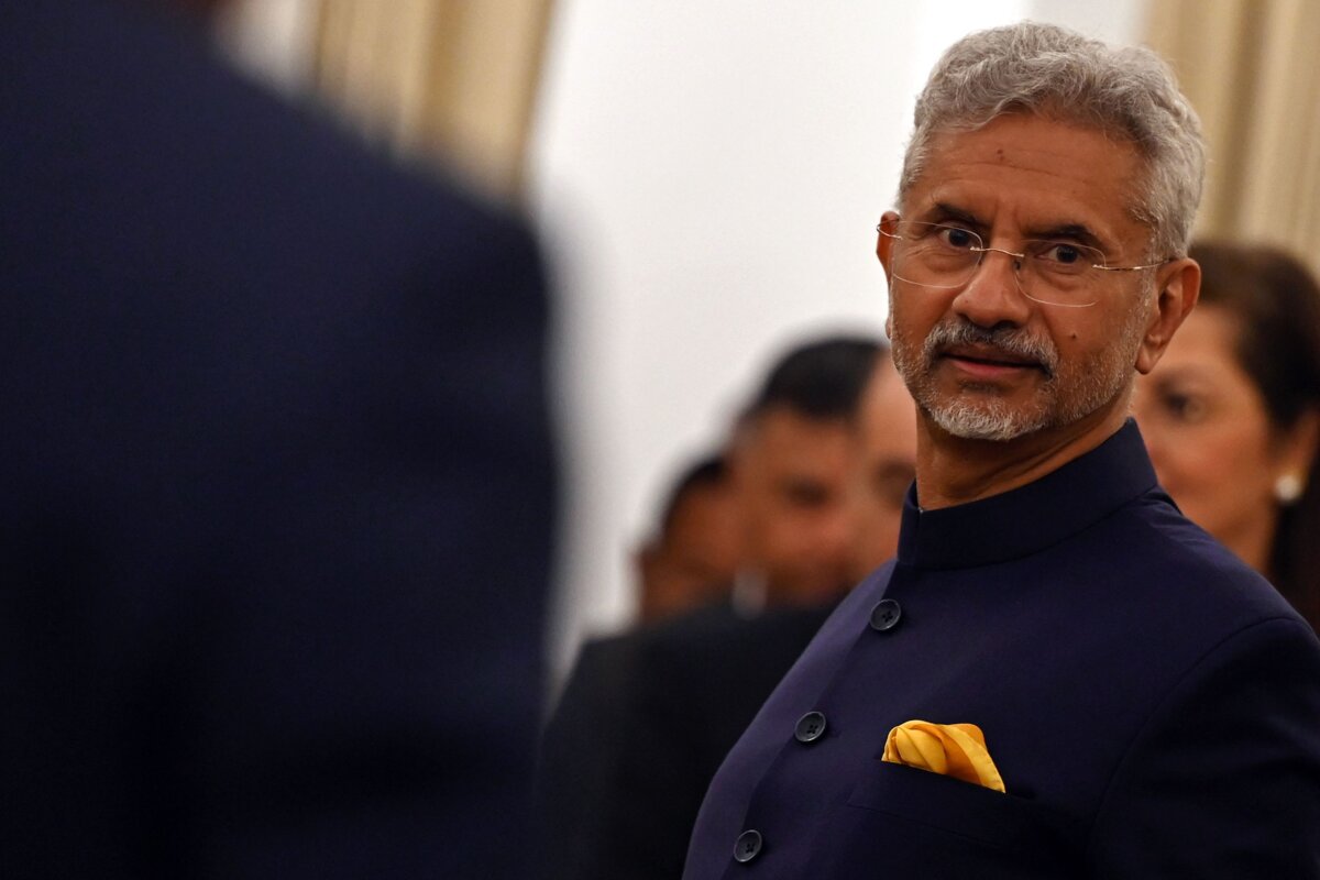 India's Foreign Minister Subrahmanyam Jaishankar in New Delhi on Jan. 25, 2023. (Sajjad Hussain/AFP via Getty Images)
