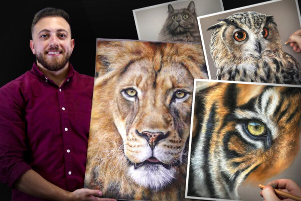 Jordanian Artist Draws Jaw-Dropping Larger-Than-Life Animals—Describes His Clever Technique