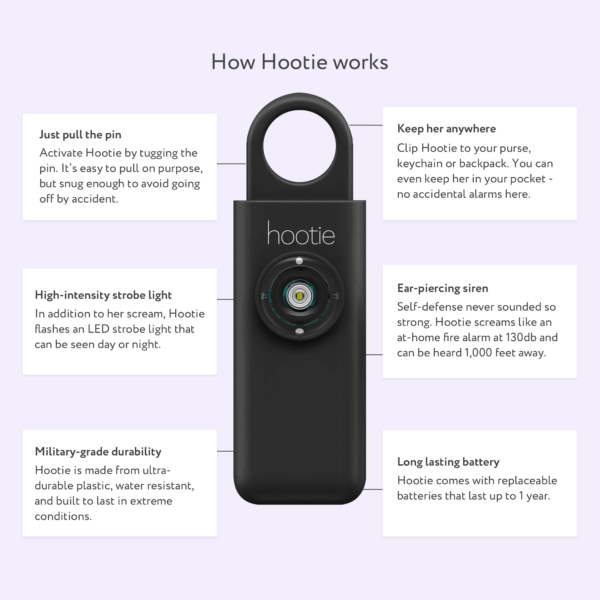 Hootie, A Life-Saving Personal Safety Device