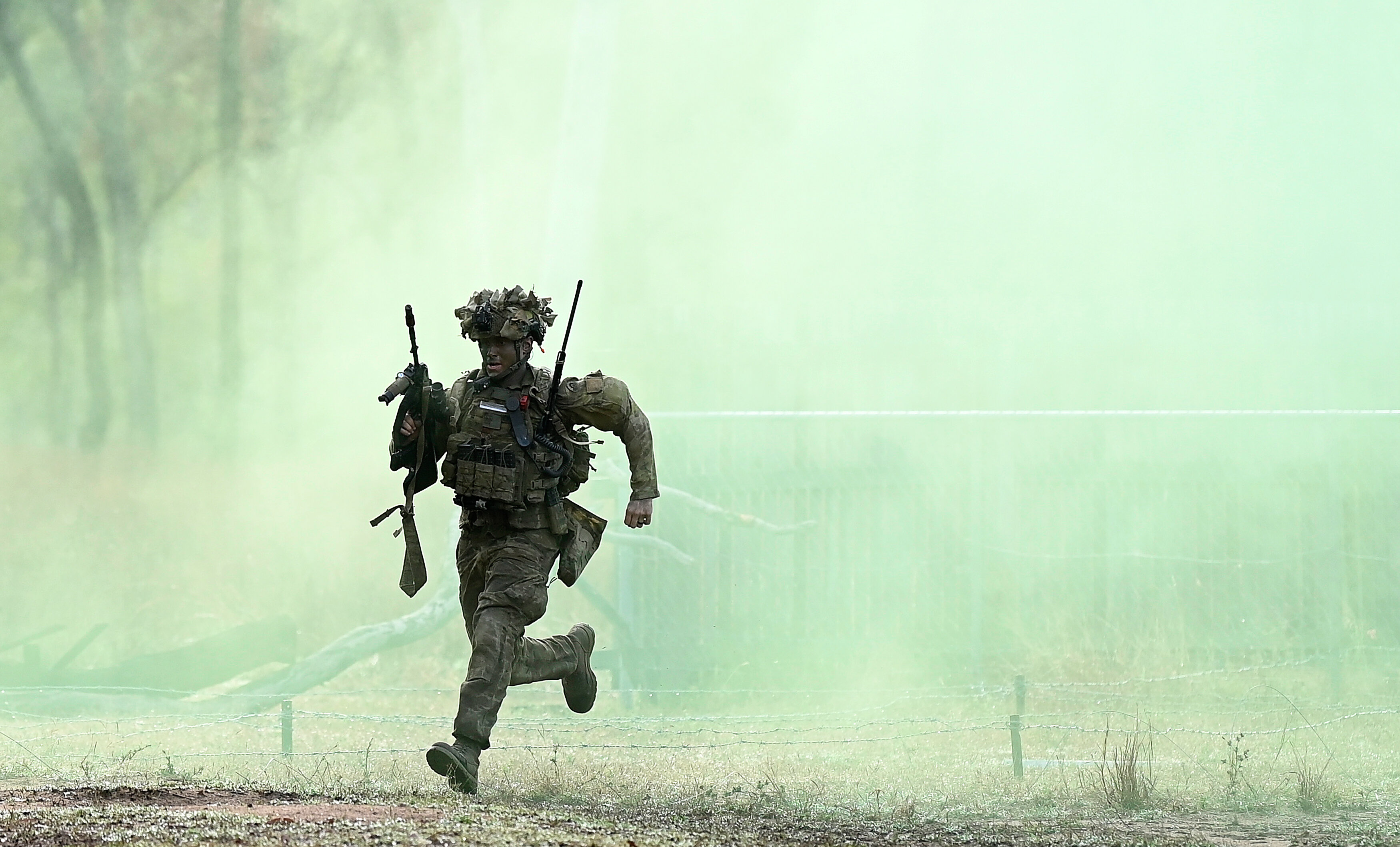 Day in Photos: Military Exercise in Australia, Forest Fire in Cyprus, and Marble Cave