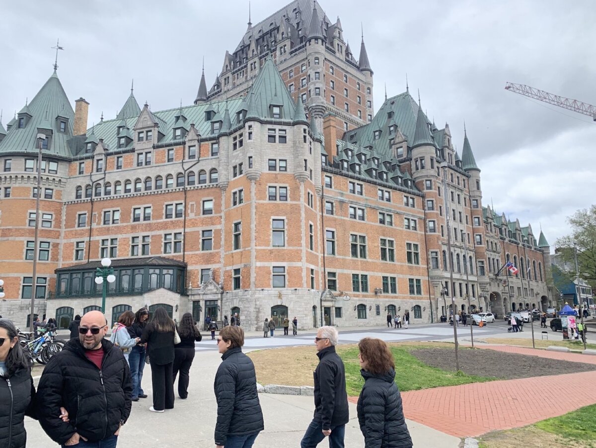 The Fairmont Chateau Frontenac is a famed historic landmark hotel in Quebec City. (Sharon Whitley Larsen)