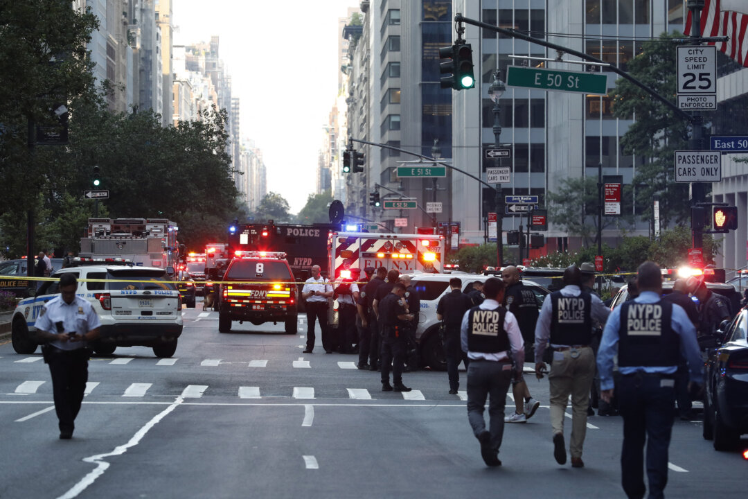 New York Mayor and Police Hold News Conference Following Shooting