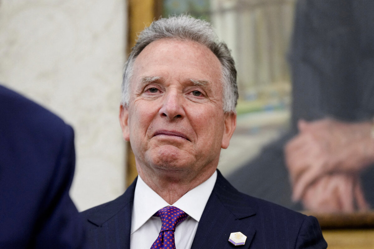 U.S. special envoy Steve Witkoff looks on during his swearing-in ceremony in the Oval Office at the White House in Washington on May 6, 2025. (Kent Nishimura/Reuters)