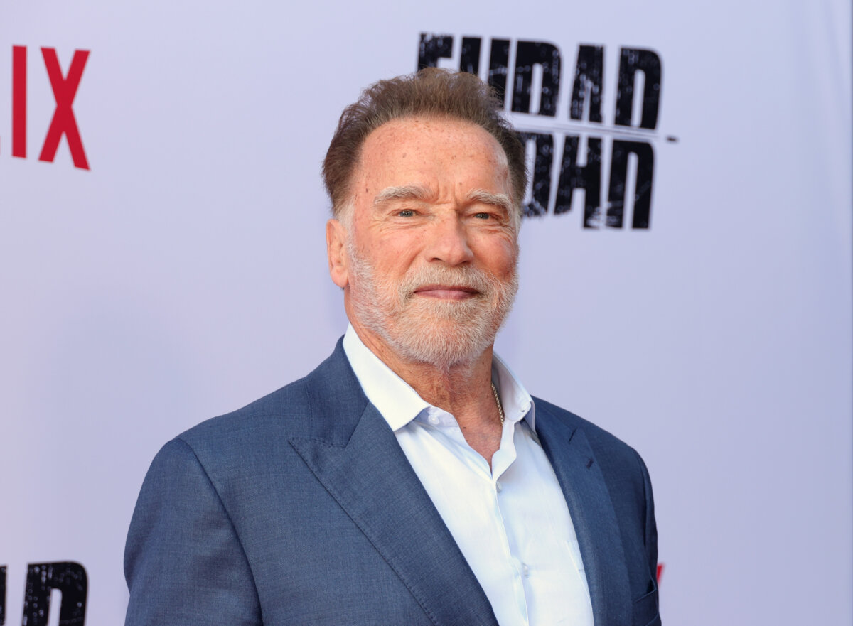 Arnold Schwarzenegger attends Netflix's "FUBAR" Season 2 Los Angeles Premiere at Netflix Tudum Theater on June 11, 2025. (Kevin Winter/Getty Images)