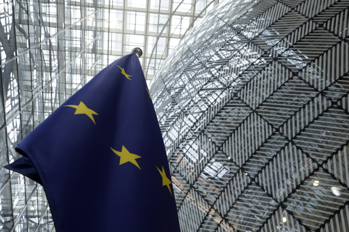 The European Council building in Brussels on June 17, 2024. (AP Photo/Omar Havana, File)