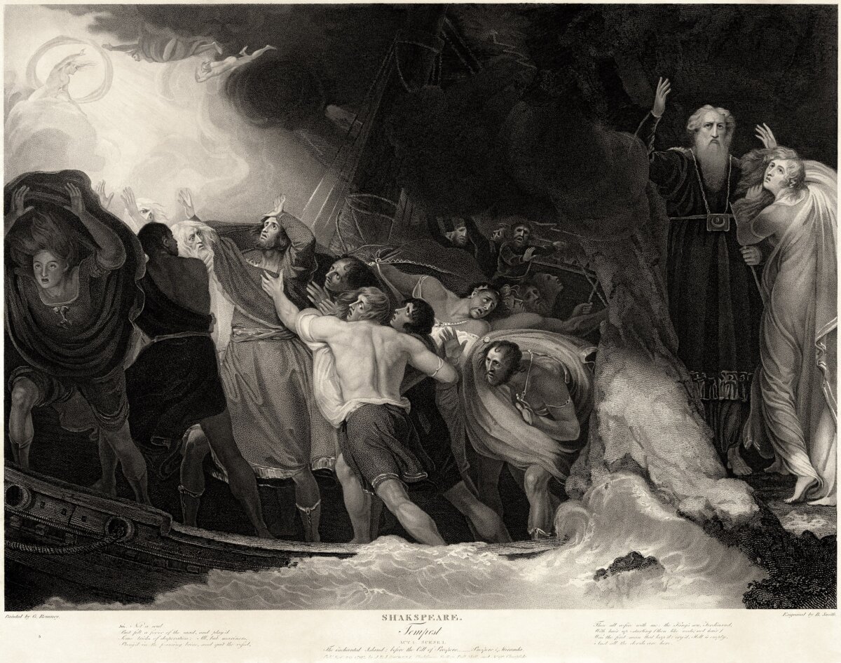 the shipwreck in Tempest