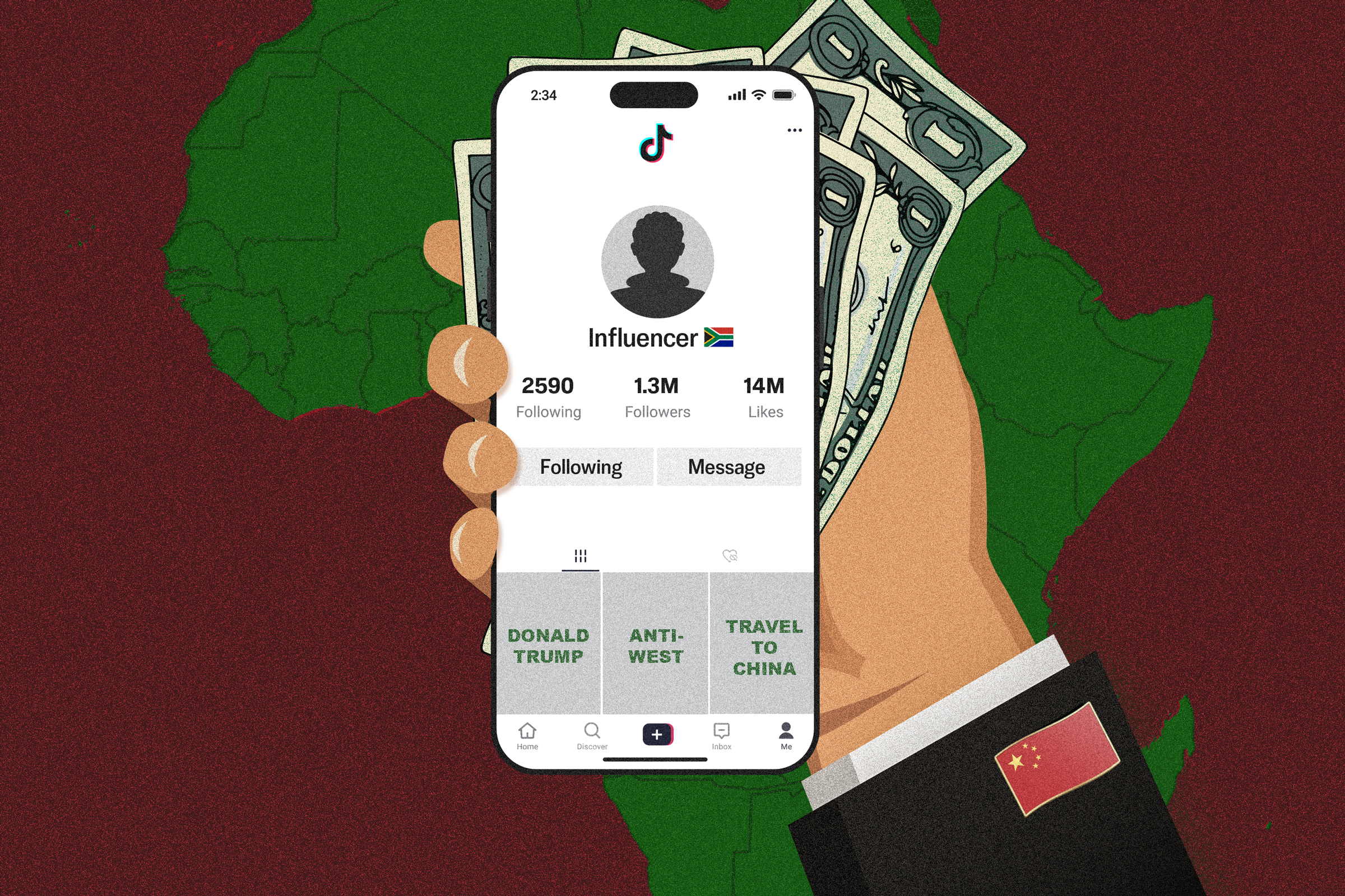 Beijing Pays Influencers in Africa to Spread Anti-US Messaging