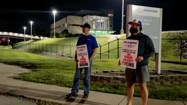 3 Boeing Defense Plants Now On Strike; EU Suspends US Tariff Countermeasures for 6 Months