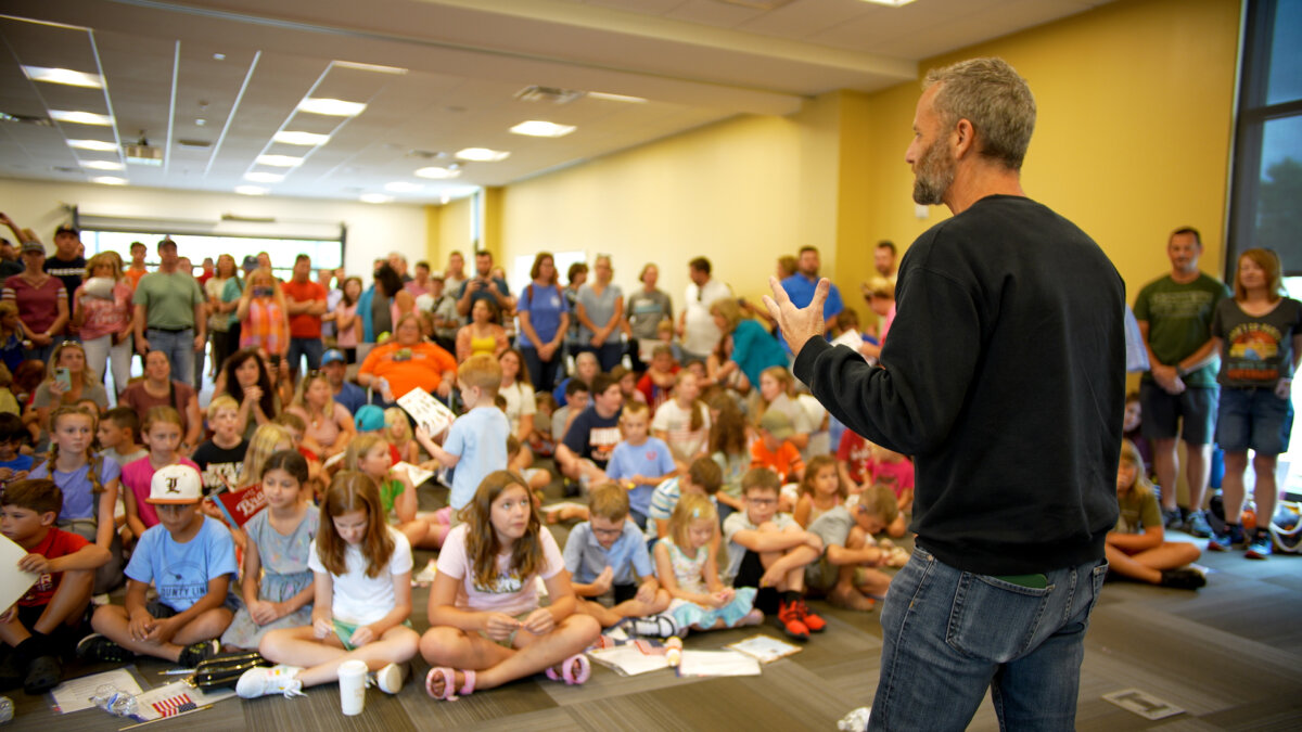 Kirk Cameron in Huntsville, Ala., in August 2023. (Courtesy of Brave Books)
