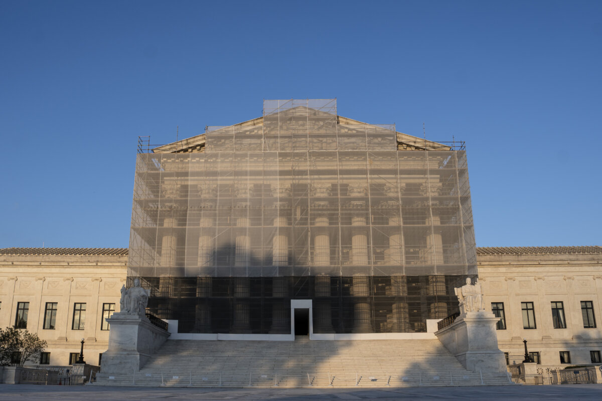 The Supreme Court in Washington on Aug. 8, 2025. (Madalina Kilroy/The Epoch Times)