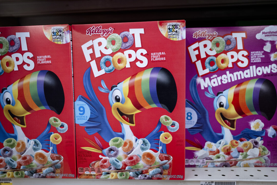 Kellogg's cereal in a store in Chicago on July 10, 2025. (Scott Olson/Getty Images)
