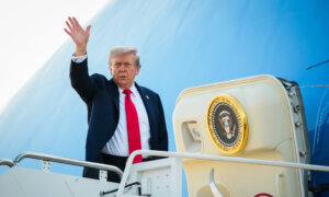 Trump Departs White House En Route to New York to Attend Yankees Baseball Game