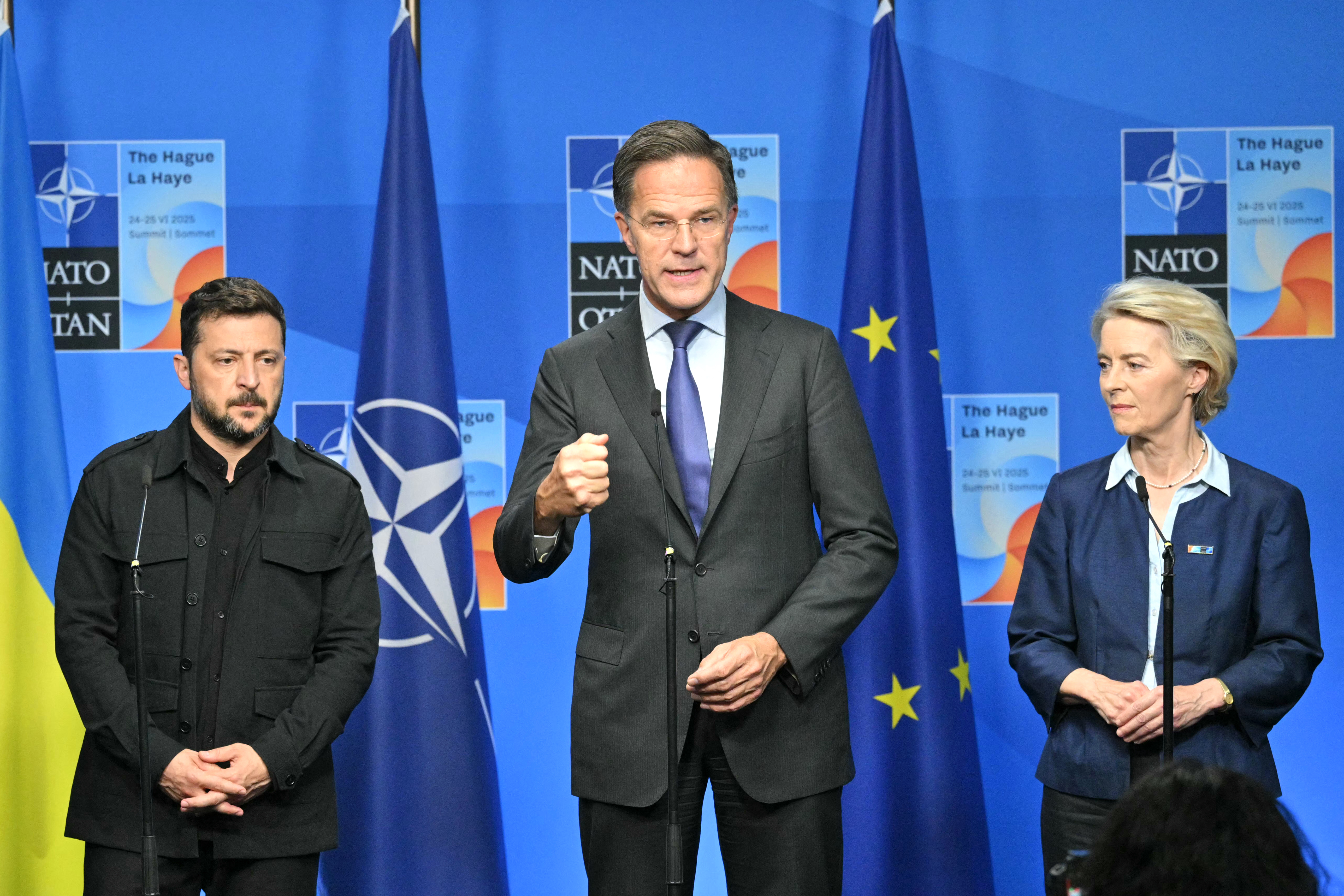 NETHERLANDS-NATO-SUMMIT-DEFENCE-DIPLOMACY