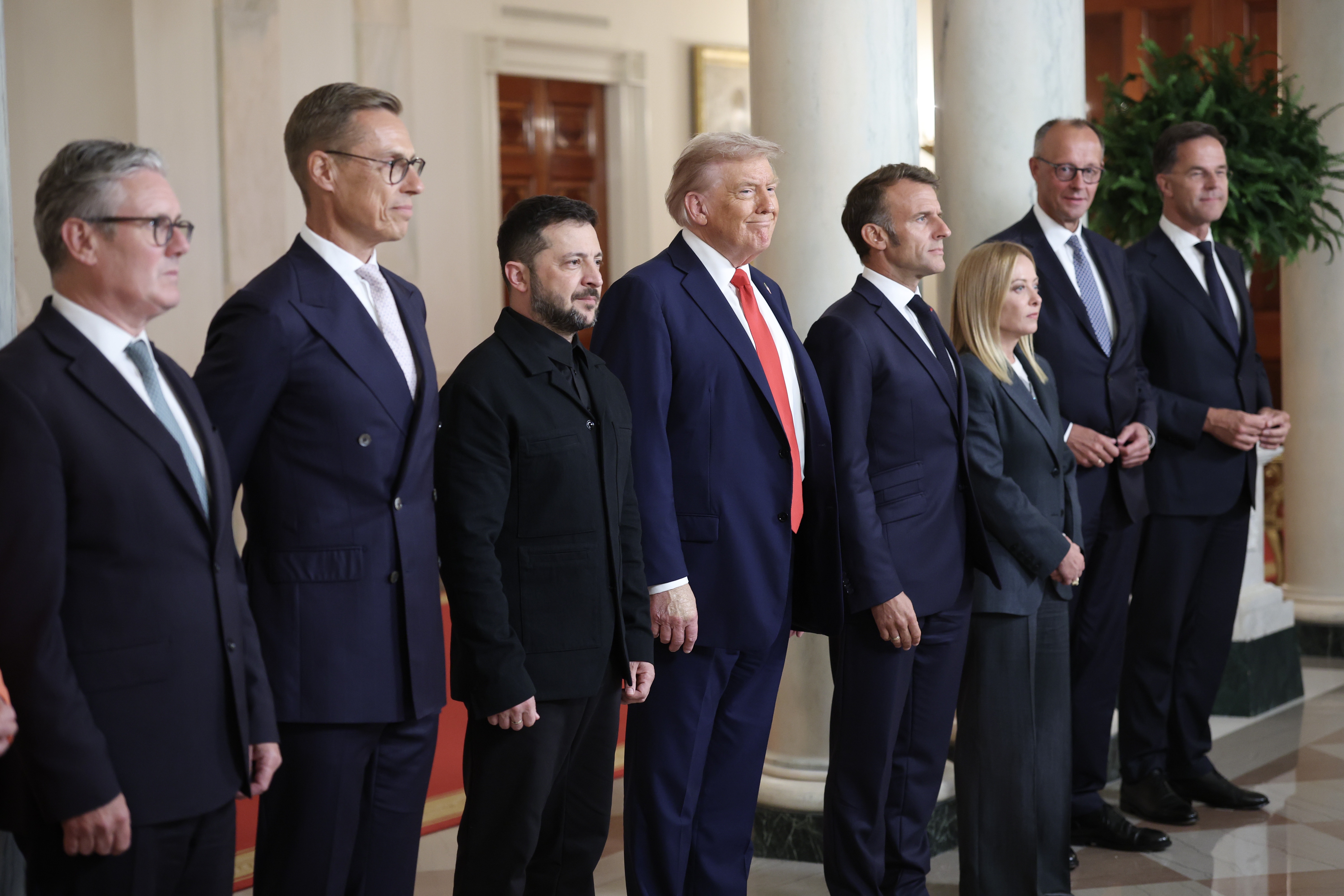 US Would Help With Ukraine’s Security, Trump Says in Talks With Zelenskyy, European Leaders