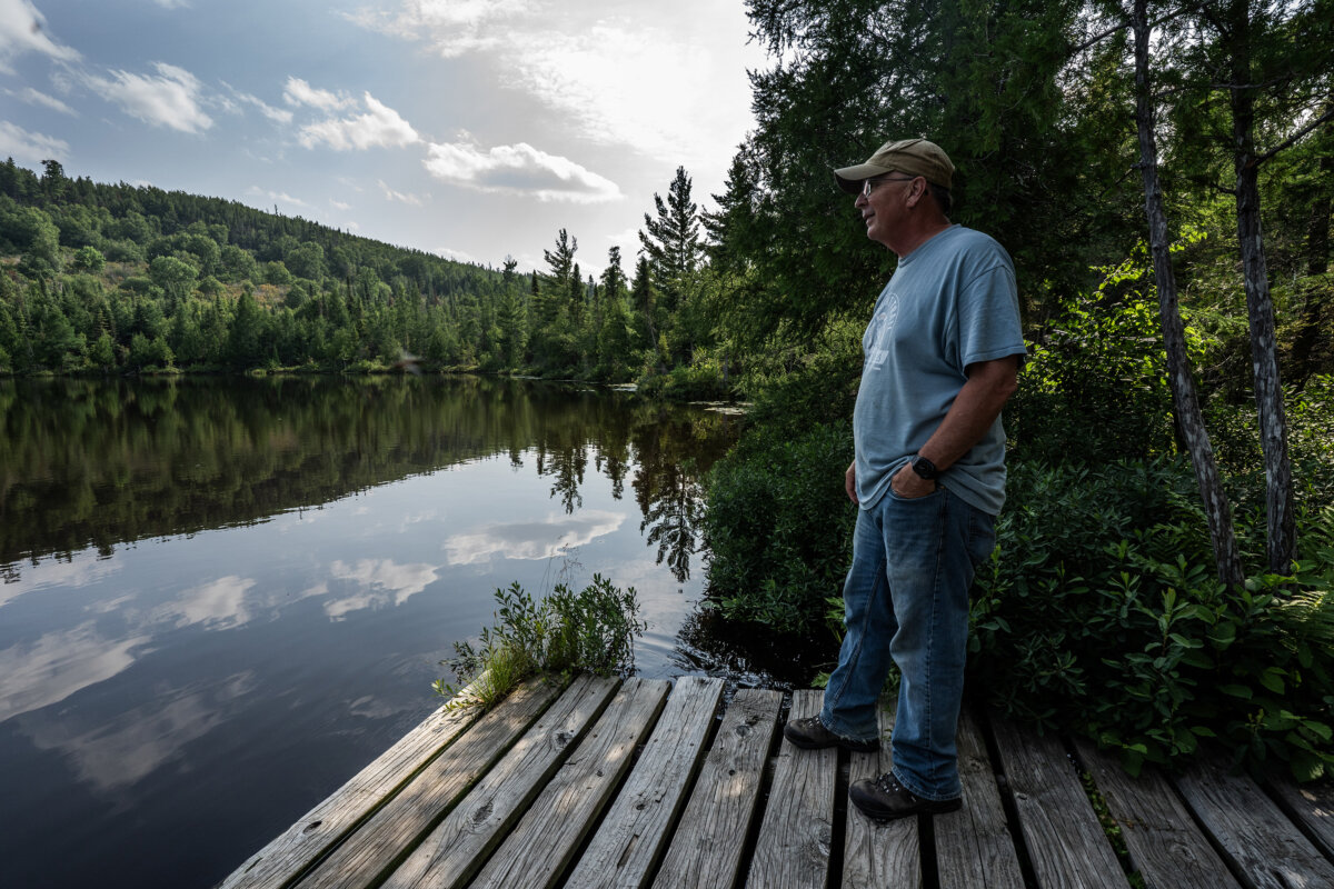 Owner John Fredrikson looks out on Lonely Lake in Grand Marais, Minn., on July 28, 2025. (Richard Tsong-Taatarii/The Minnesota Star Tribune/TNS)