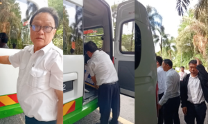 Individuals Claiming to Be Chinese Police Steal From Falun Gong Booth in Malaysia, Video Shows