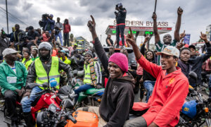 Day in Photos: Protests in Kenya, Fire at Fireworks Warehouse, and International Rocket Week