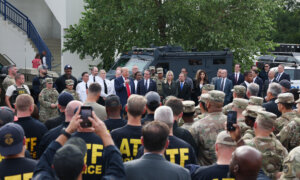 Trump Gives Remarks to Law Enforcement Officers