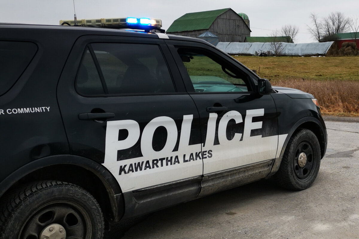 A Kawartha Lakes Police Services vehicle is seen in Kawartha Lakes, Ont. on Nov. 27, 2020. (The Canadian Press/Doug Ives)