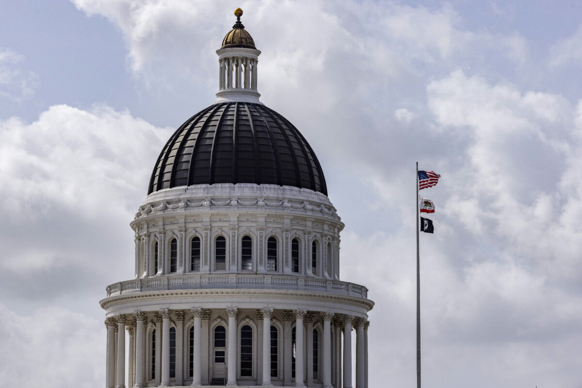The California Capitol in Sacramento, Calif., on March 16, 2025. (John Fredricks/The Epoch Times)