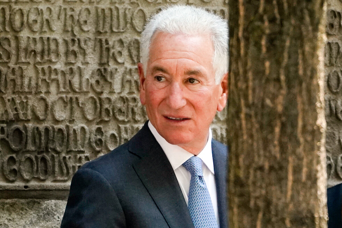 FILE - Charles Kushner arrives for the funeral of Ivana Trump, July 20, 2022, in New York. (AP Photo/John Minchillo, File)