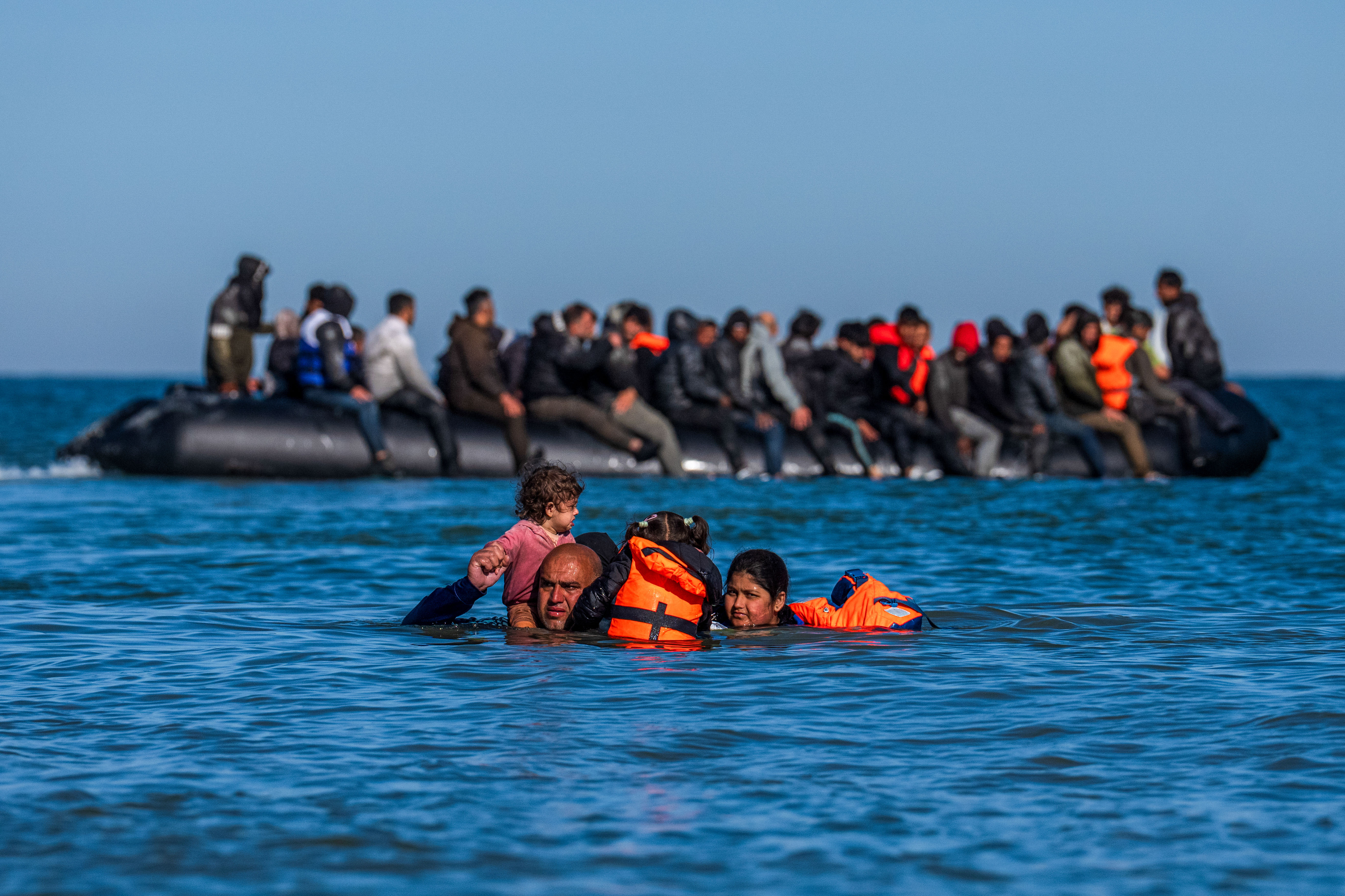 Migrants Continue To Cross The English Channel From France